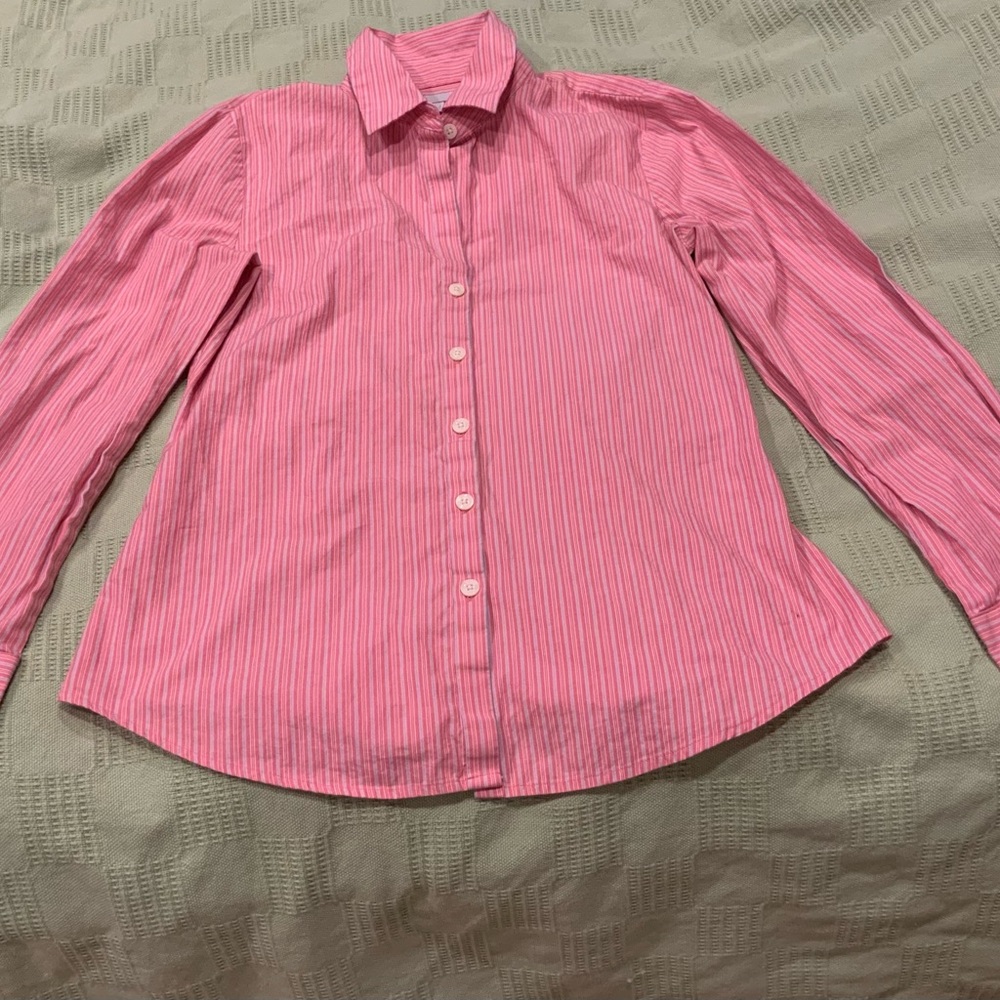 Pink Striped Buttondown Shirt